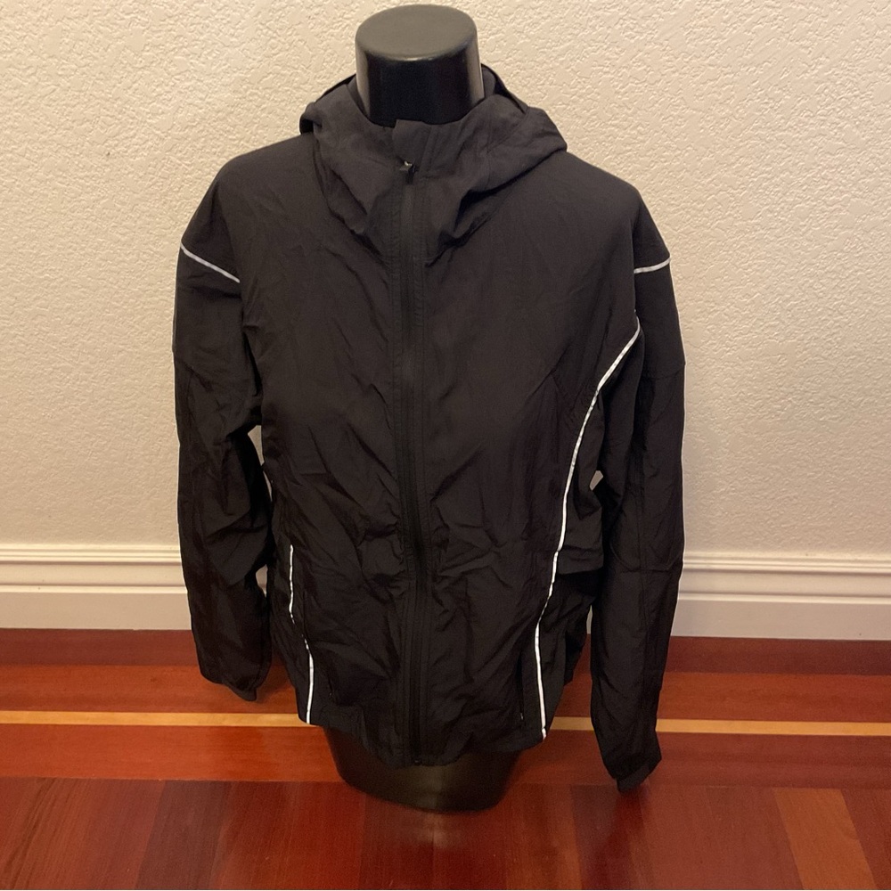 CALIA by Carrie Underwood Black Windbreaker with Reflective Trim